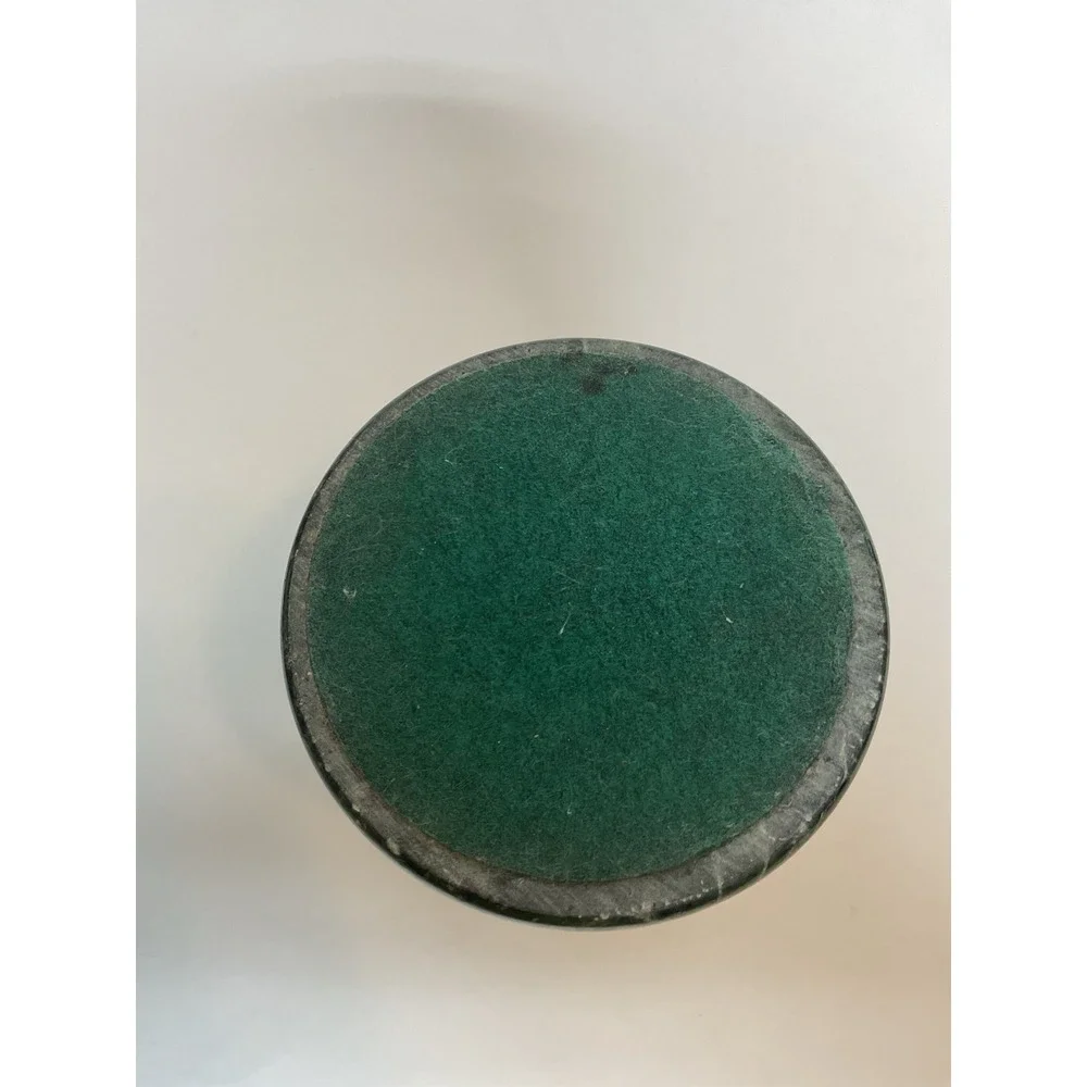 Vintage MCM Green Marble Stone‎  Utensil Holder 5,2